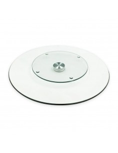 Plato Giratorio Vidrio Decorado 25 cm | Andreplast