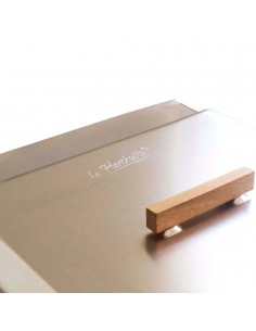 Set de 2 Tapas de Aluminio con Asas de Madera La Planchetta | Andreplast