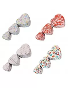 Latas Corazón Set x 3 2