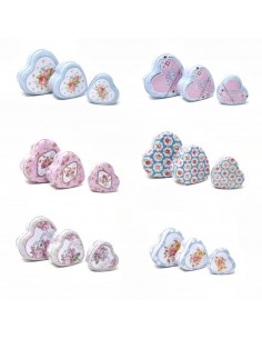 Latas Corazón Set x 3