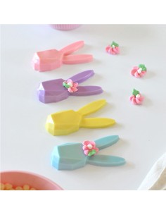 Set x2 Placas para Conejos Diamante de Chocolate | Andreplast