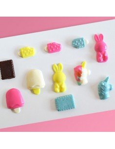 Set x2 Placas Huevo Candy Plano