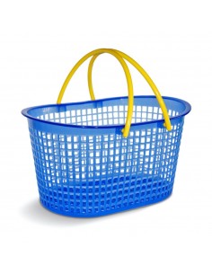 Canasto Oval Calado Manija...