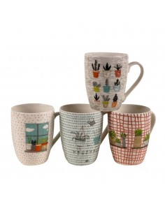 Jarro Mug Diseño Cactus 400 ml