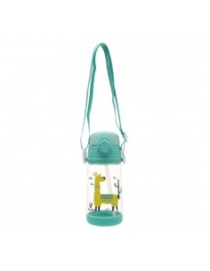 Botella Infantil Tapa Automática Correa 500 ml