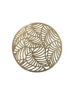 Individual PVC Dorado Redondo 2