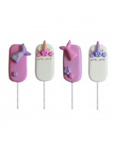Set x2 Placas Moldes para Cake Paletas Motivo Mágico | Andreplast