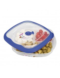 Snack Box Mediano Tres Divisiones Flor San Remo | Andreplast