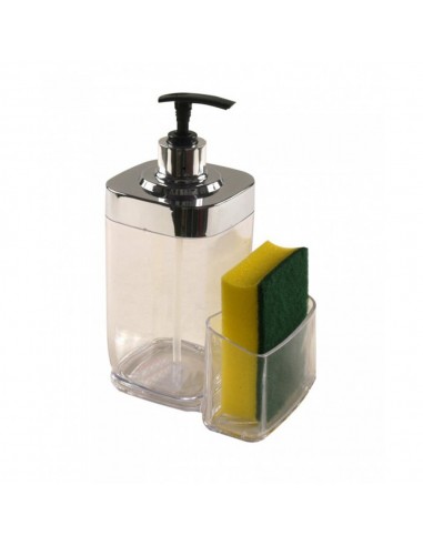 Dispenser Detergente Acrílico c/ Esponja