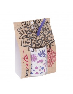 Mate Estampado c/ Bombilla Color