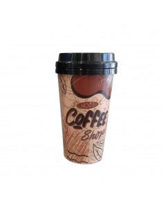 Vaso Plástico Térmico Estampado con Tapa | Andreplast