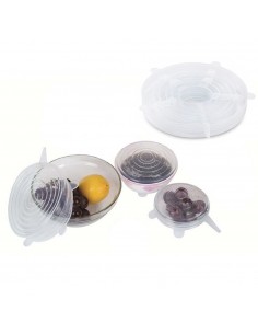 Set x6 Tapas Silicona...