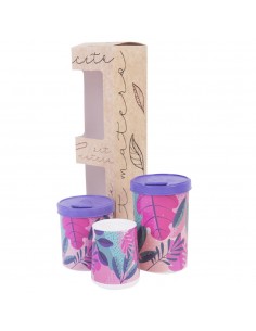 Set Matero Plástico Estampado