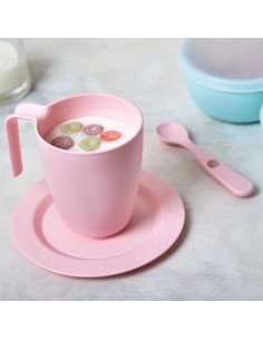 Set de Taza, Plato y Cuchara de Plástico Bipo Libre de BPA | Andreplast