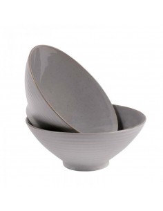 Bowl Cerámica Líneas 20 x 9 cm