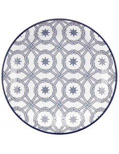 Juego Vajilla Porcelana Floreal Náutico x30 Piezas Oxford