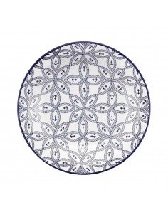 Juego Vajilla Porcelana Floreal Náutico x30 Piezas Oxford