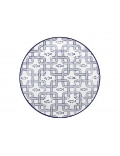 Juego Vajilla Porcelana Floreal Náutico x30 Piezas Oxford