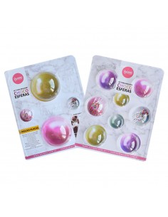 Set x2 Placas Choco Esferas