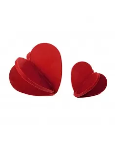 Placa Corazones 3D 2