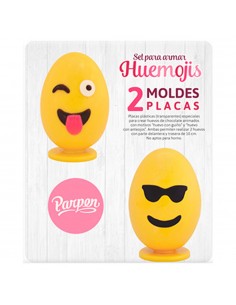 Placa Huevo Emojis 10 cm
