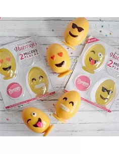 Placa Huevo Emojis 10 cm 2