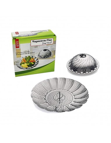 Vaporiera Acero Flor Crystal Rock