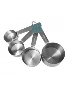 Set x4 Tazas Medidoras Acero Jamie Oliver