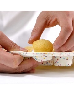 Molde Muffin Silicona Confetti X12