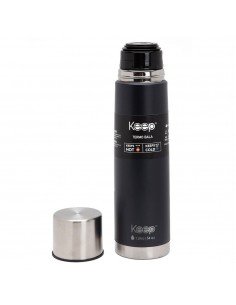 Termo Acero Bala Rubber 1 lt Keep