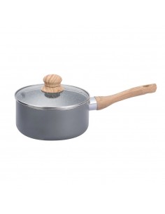 Batería De Cocina Antiadherente Granito 5 Piezas Hudson