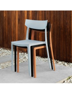 Silla Rio Rossi Plástico Inyectado Apilable | Andreplast