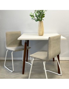 Juego de Comedor Quina White Tap Rossi 90x90 | Andreplast