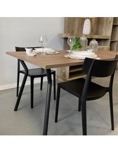 Juego de Comedor Rio Magnolia Rossi 160x90 con 6 Sillas | Andreplast