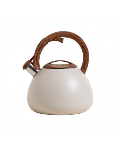 Pava Acero Silbadora Bell Crema Mango...