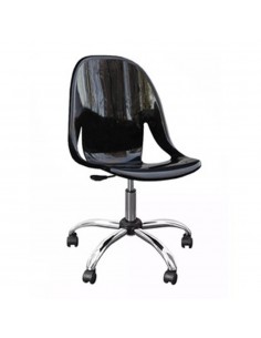 Silla de Escritorio Nina Neumática Cromada Rossi | Andreplast