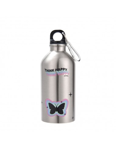 Botella Acero Estampada Think Happy...