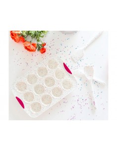 Molde Muffin Silicona Confetti X12