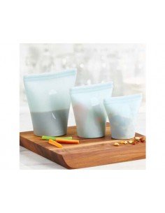 Set X3 Bolsas Silicona Eco P/Alimento Trudeau
