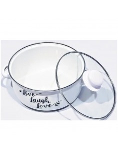 Cacerola Enlozada Decorada...