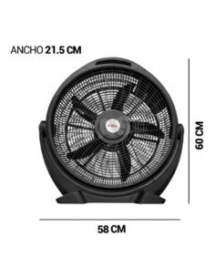 Ventilador Turbo 20" Eiffel | Andreplast