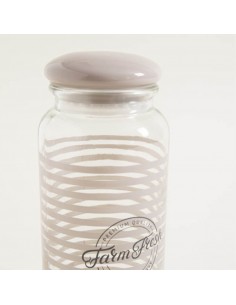 Frasco de Vidrio Decorado...