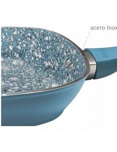Bifera Aluminio Forjado C/Antiadherente Granito Azul 26 CM Hudson