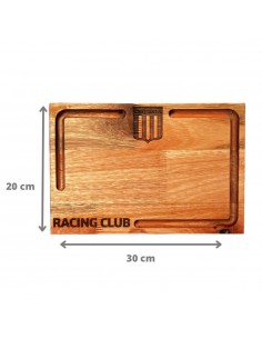 Plato Asado Madera Equipos 30x20 cm | Andreplast