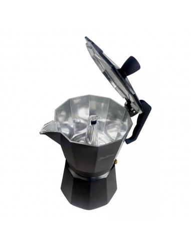 Cafetera Aluminio Tipo Italiana Negra...