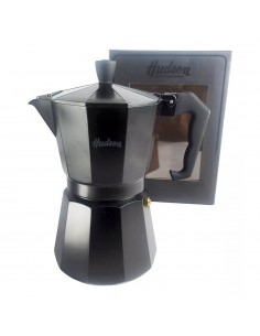 Cafetera Italiana Hudson Negra | Andreplast