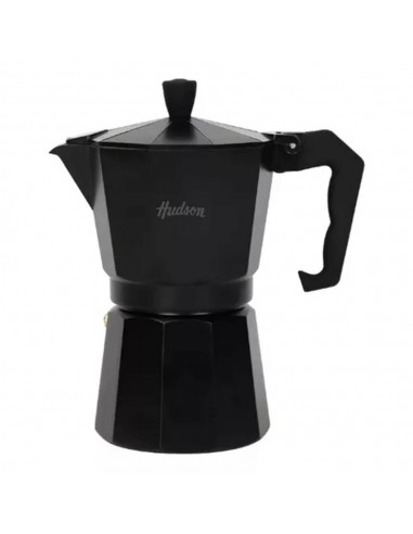 Cafetera Italiana Hudson Negra | Andreplast