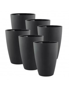 Vaso Pampa Negro Mate Durax 2