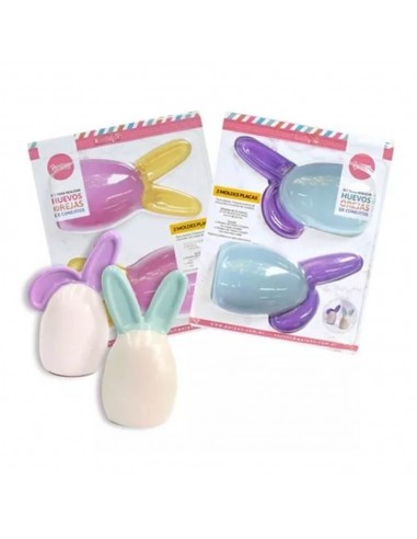 Set x2 Placas Huevos Orejas Conejo | Andreplast
