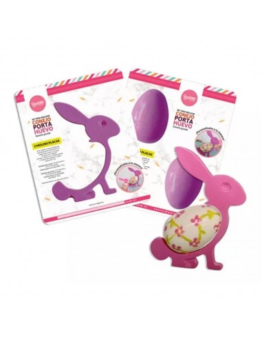 Set x2 Placas Conejo Porta Huevo